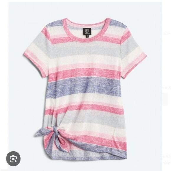 Bobeau Michelle Side Tie‎ Knot Top Off White 3X Stitch Fix Nwt - Picture 1 of 3
